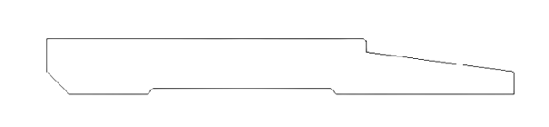Step Bevel baseboard