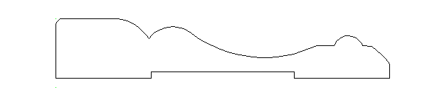 Colonial casing profile