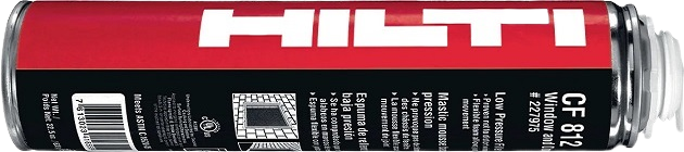 Hilti foam can