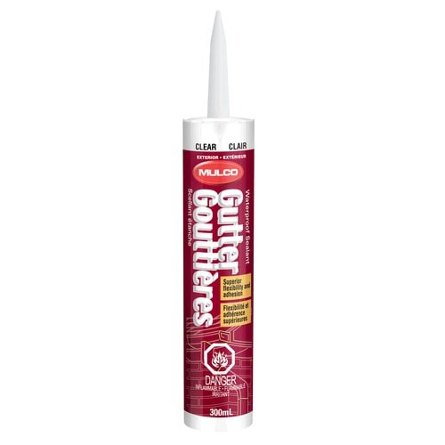A tube of Mulco Gutter Seal sealant