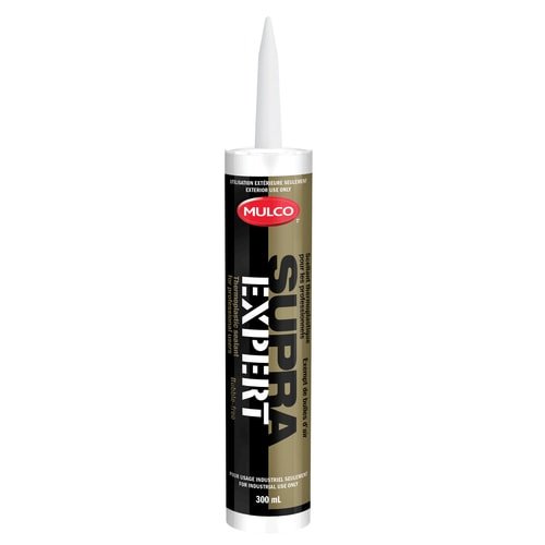 A tube of Mulco Supra Expert thermoplastic sealant