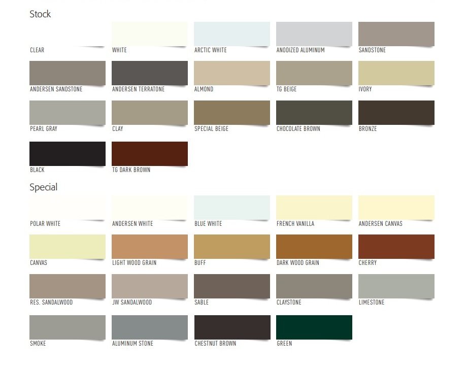The TremGlaze S1400 colour range