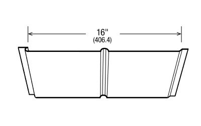 Soffit 2 Panel Solid
