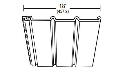 Soffit 3 Panel Solid