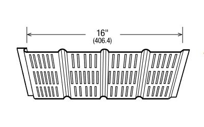 Soffit 4 Panel Vented