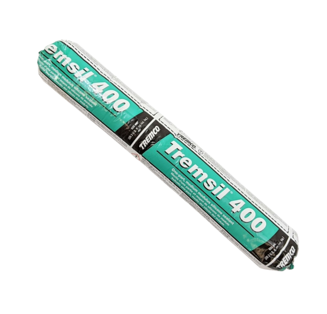 A tube of Tremco Tremsil 400 silicone sealant