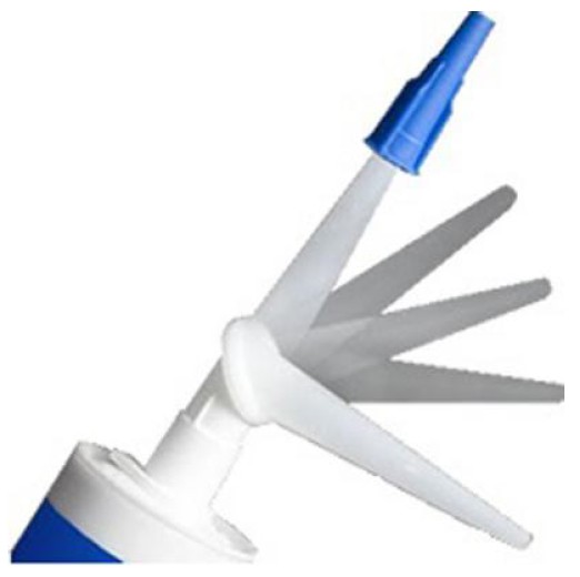 Caulking 360 degree bent tips